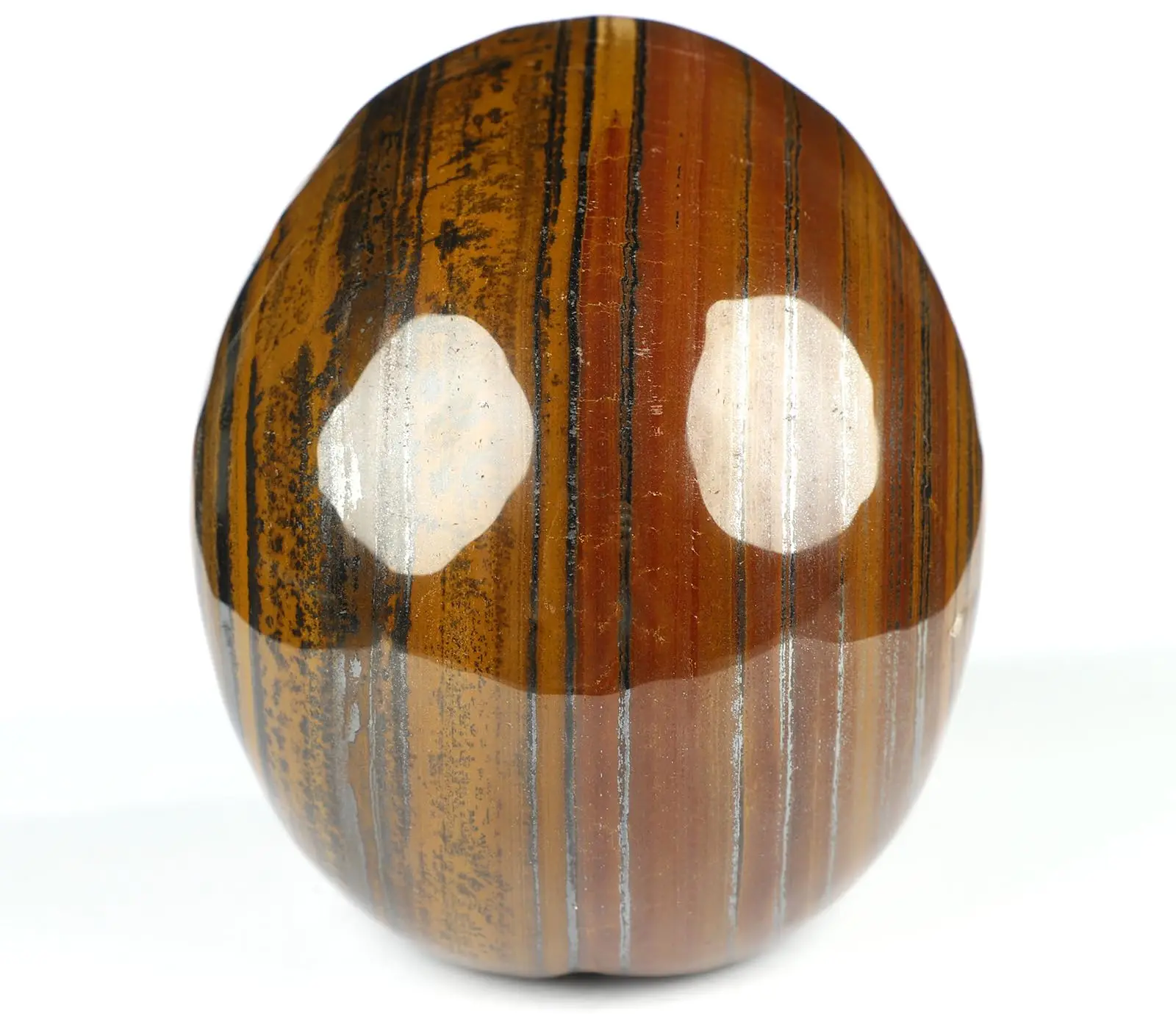 Huge 5.0 Inches  Tiger Iron Eye Hand Carved Crystal Skulls, Super Realistic Crystal Healing Stones ,Reiki Healing Stone Statue