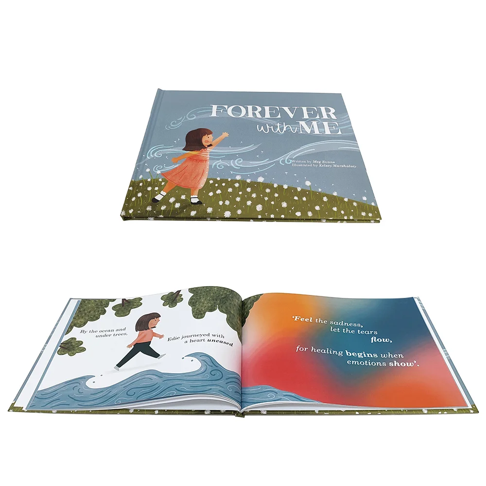 Custom Children Board Book Printing Baby Hardcover Books Safe Forever With Me Print Picture Kids Book