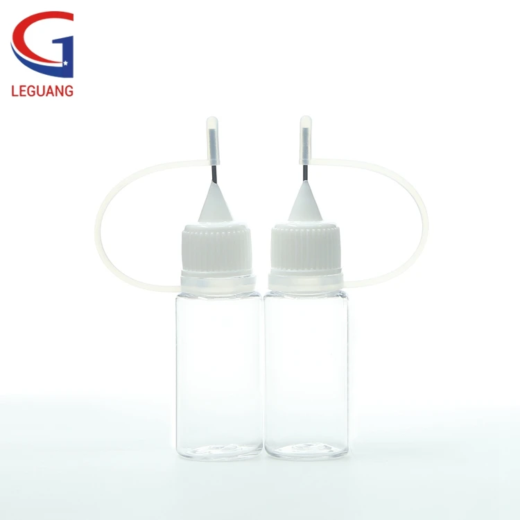 Пластиковые 10 мл бутыль с иглы картина клей флакон-капельница аппликатор контейнеры мягкая прозрачная упаковка для косметики