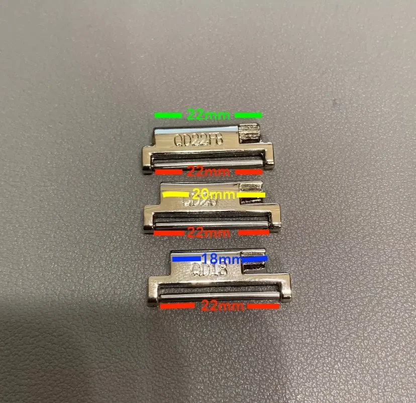 CAOWTAN 1Pair 22mm for 22mm Connector for samsung galaxy watch 46 gear s3 band strap 20mm for 22mm for huawei Quick Release Pins