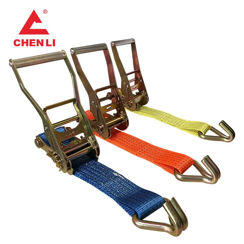 Chenli 4 inch load restraint ratchet straps 10000kg 10T ratchet belt cargo lashing