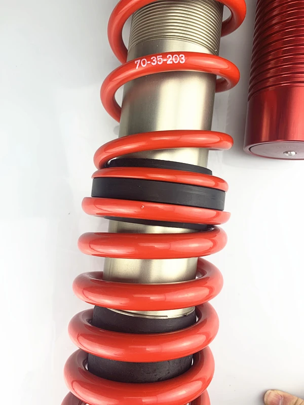 
advanced aluminum rally racing shock absorber 4X4 coilover monotube compression rebound dual speed CDS EIbach springs 