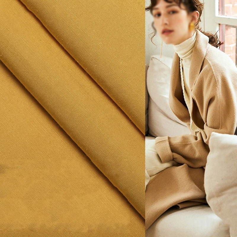 44 polyester 47 cotton 9 nylon polyamide blend fabric carbon peach finish brushed for coat pant men suit women suit fabric