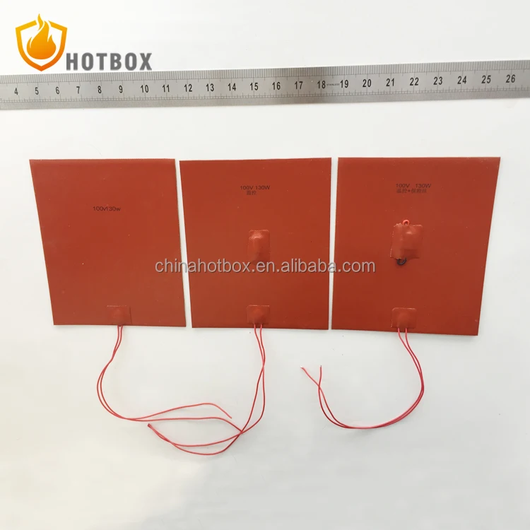 Electric Silicone Rubber Heating Pad with Digital Temperature Control/thermostst/fuse