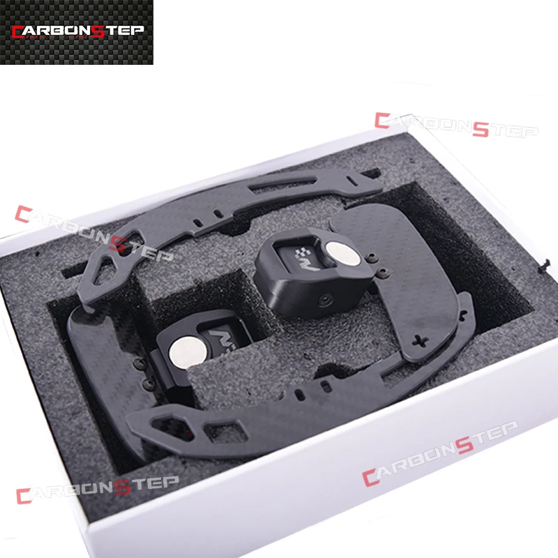 SK Custom Car Led Carbon Fiber Magnetic Paddle Shifters For Mercedes Benz W205 AMG W212 W213 Steering Wheel Extension Universal