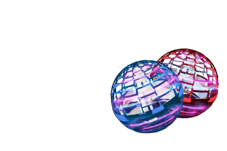 New Creative Flying Ball Toys Hand Drone with Scintillating RGB Light Interactive Magic Floating Flying Ball