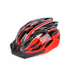 Adult Men Womens Bike Helmet Cycling MTB With Visor Mountain Shockproof Adjustable Fitting Bicycle Helmet