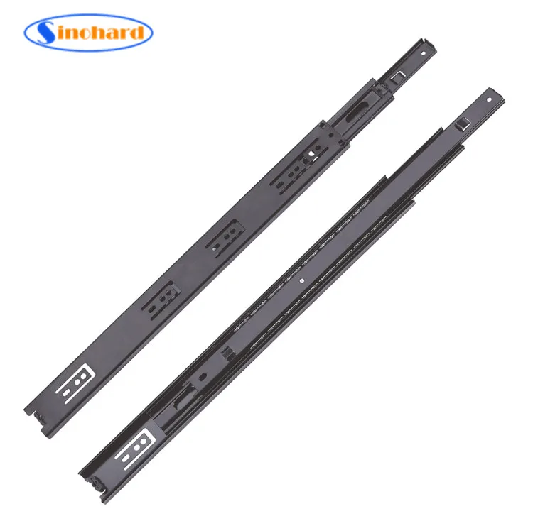 High Quality Furniture Hardware 35mm Telescopic Table Slides  Cabinet Drawer Slides