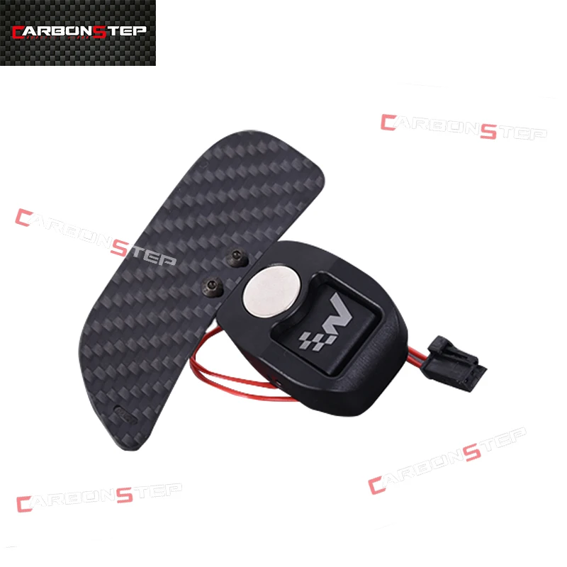 SK Custom Car Led Carbon Fiber Magnetic Paddle Shifters For Mercedes Benz W205 AMG W212 W213 Steering Wheel Extension Universal