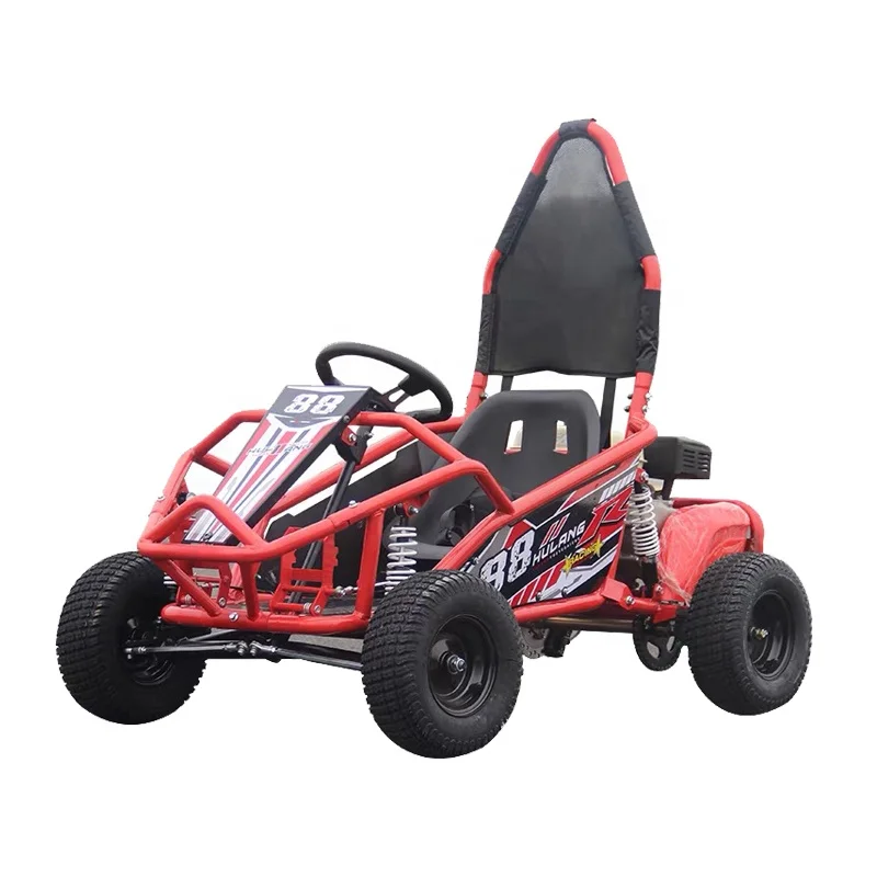 Go Kart Kids Go Carts Single Cylinder Windcooling 4 Strokes 125cc Gas Powered with Forward and Backward