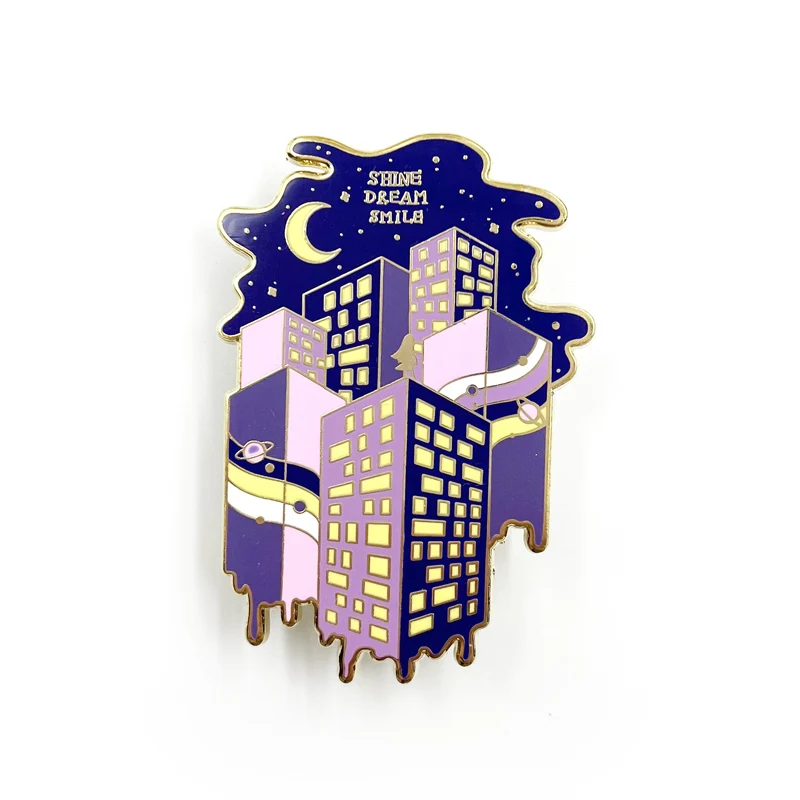 Hot sale factory custom high quality enamel pin badge metal pin lapel pin with print