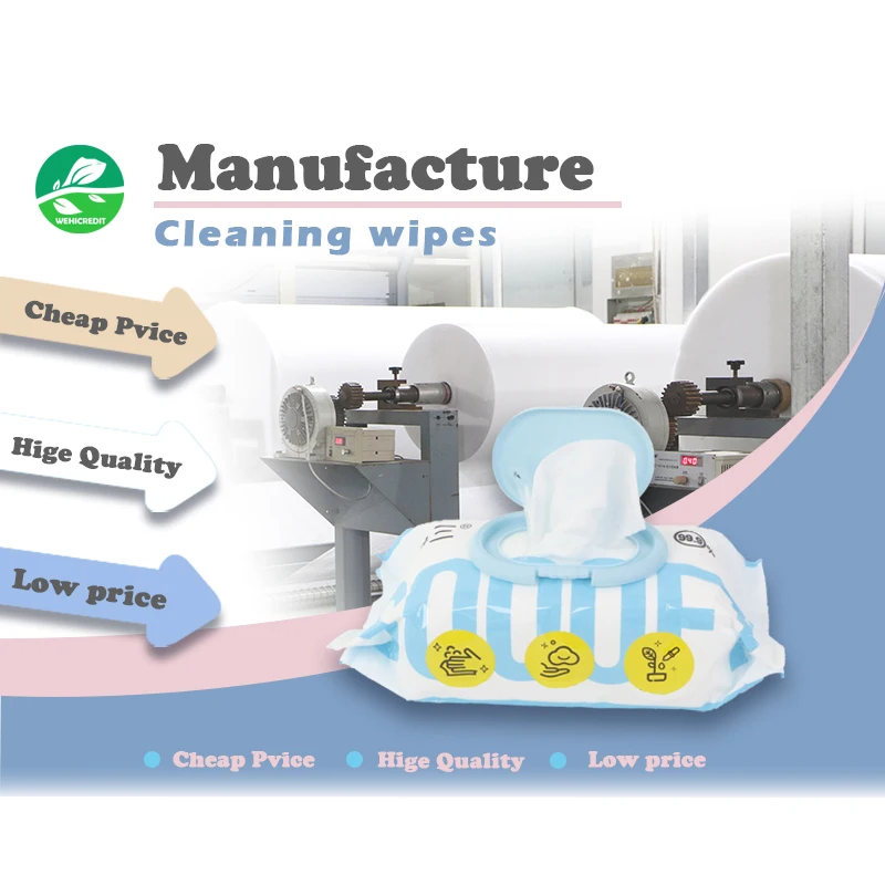 OEM Custom Manufacturer Toilet Eco Friendly Wet Tissue Cotton Cleansing Adult Hand Organic Wet Wipes