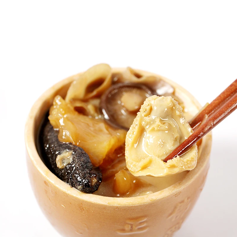 A box of 6 cans of traditional Chinese fresh abalone with Buddha jumping wall