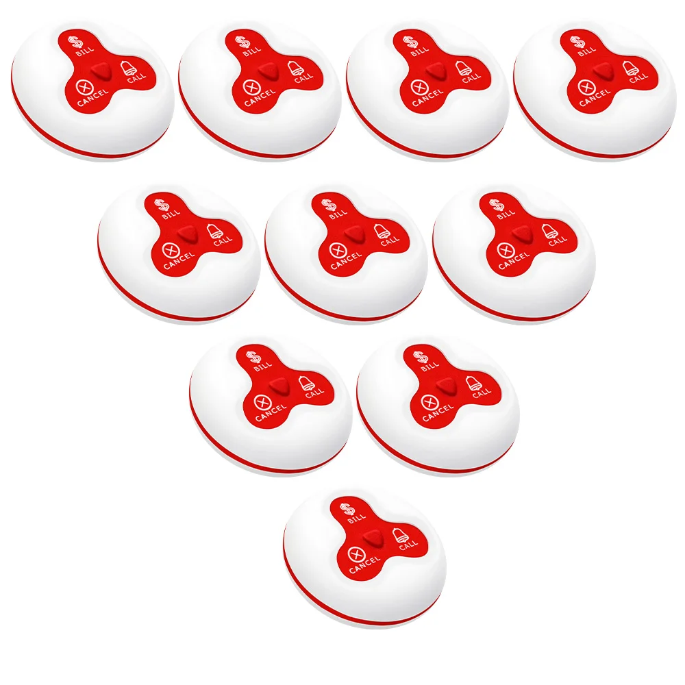 wireless receiver display host restaurant waiter call system service button paging system