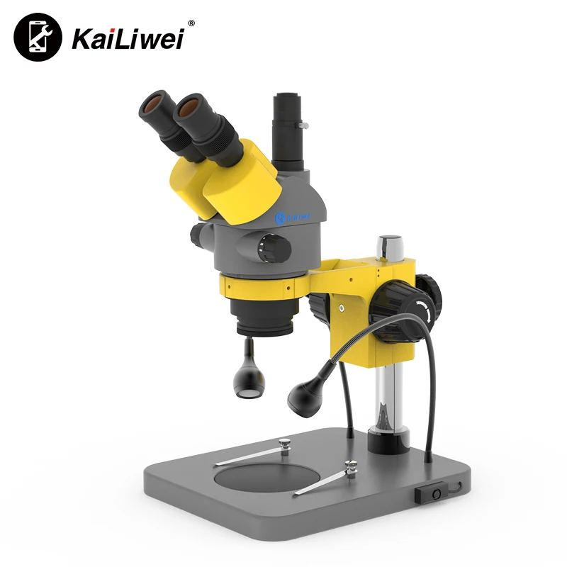 Cheap price  6-55X  Continuous zoom Repair  Microscope Metallurgical with  Double Light Microscope manufacturers