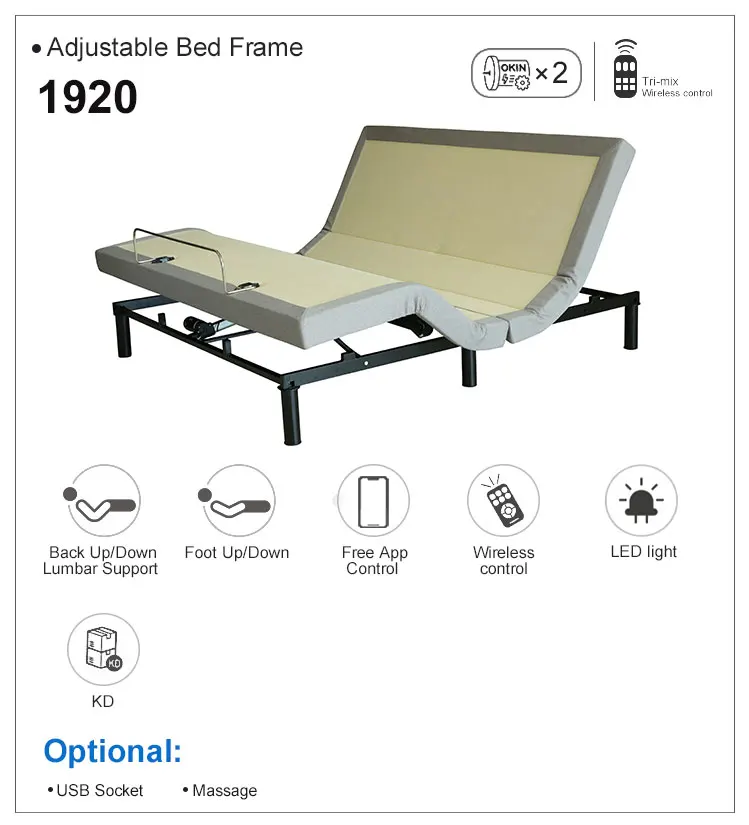 
1920 five function bed furniture hotel bed frame to hotel bedroom 