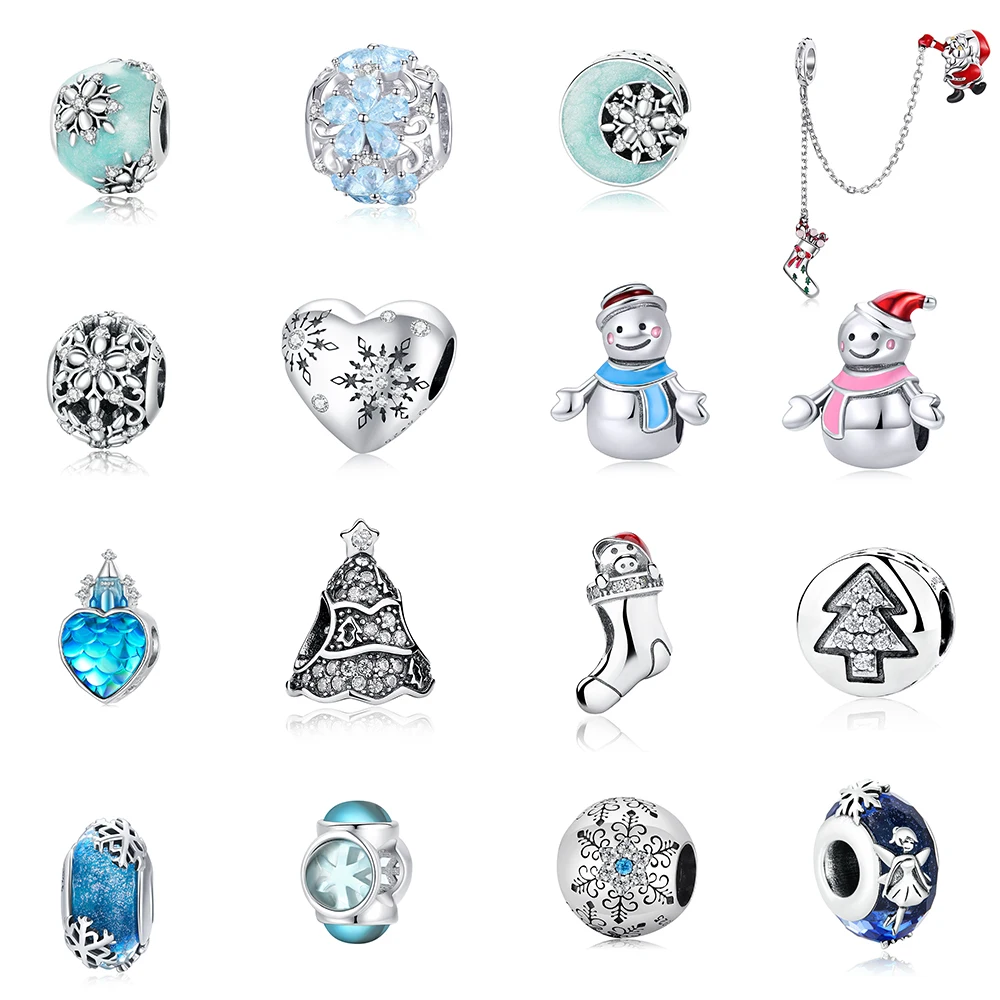 Wholesale High quality 925 Sterling Silver charms bracelet for Diy Women fine jewelry custom pendants & charms for Diy makin