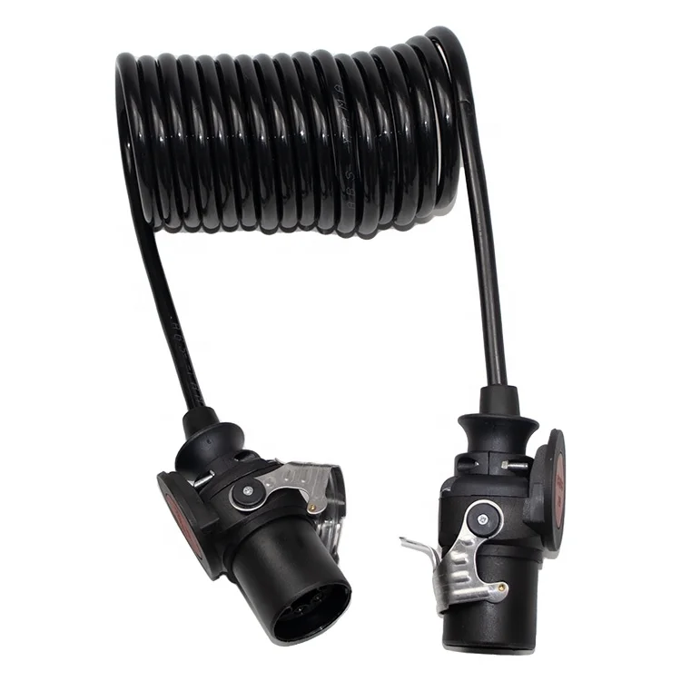 Best Selling New Black Five-core seven-core ABS/EBS Trailer cable For Heavy-duty Truck