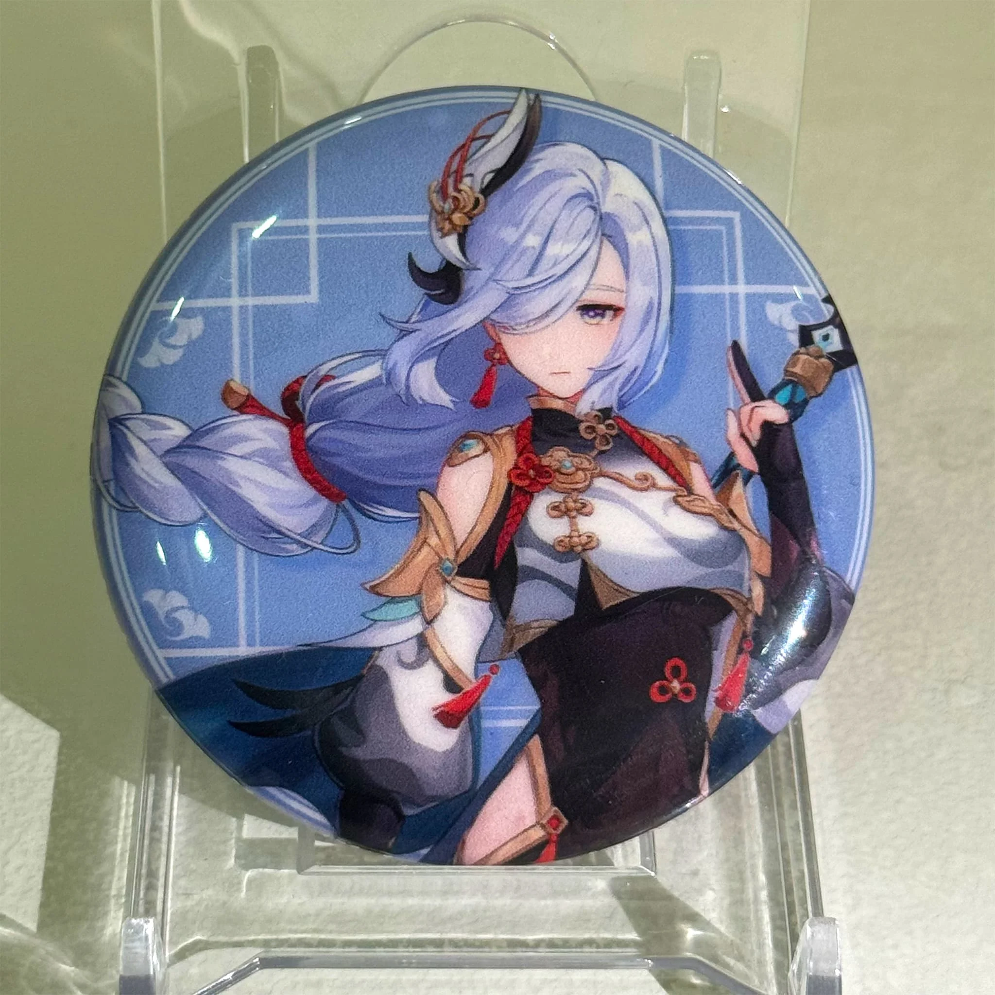 Original God Character from Anime Walnut Zhong Li Naxida Ling Surrounding God Medal in Aluminum Alloy Sports Theme Souvenir