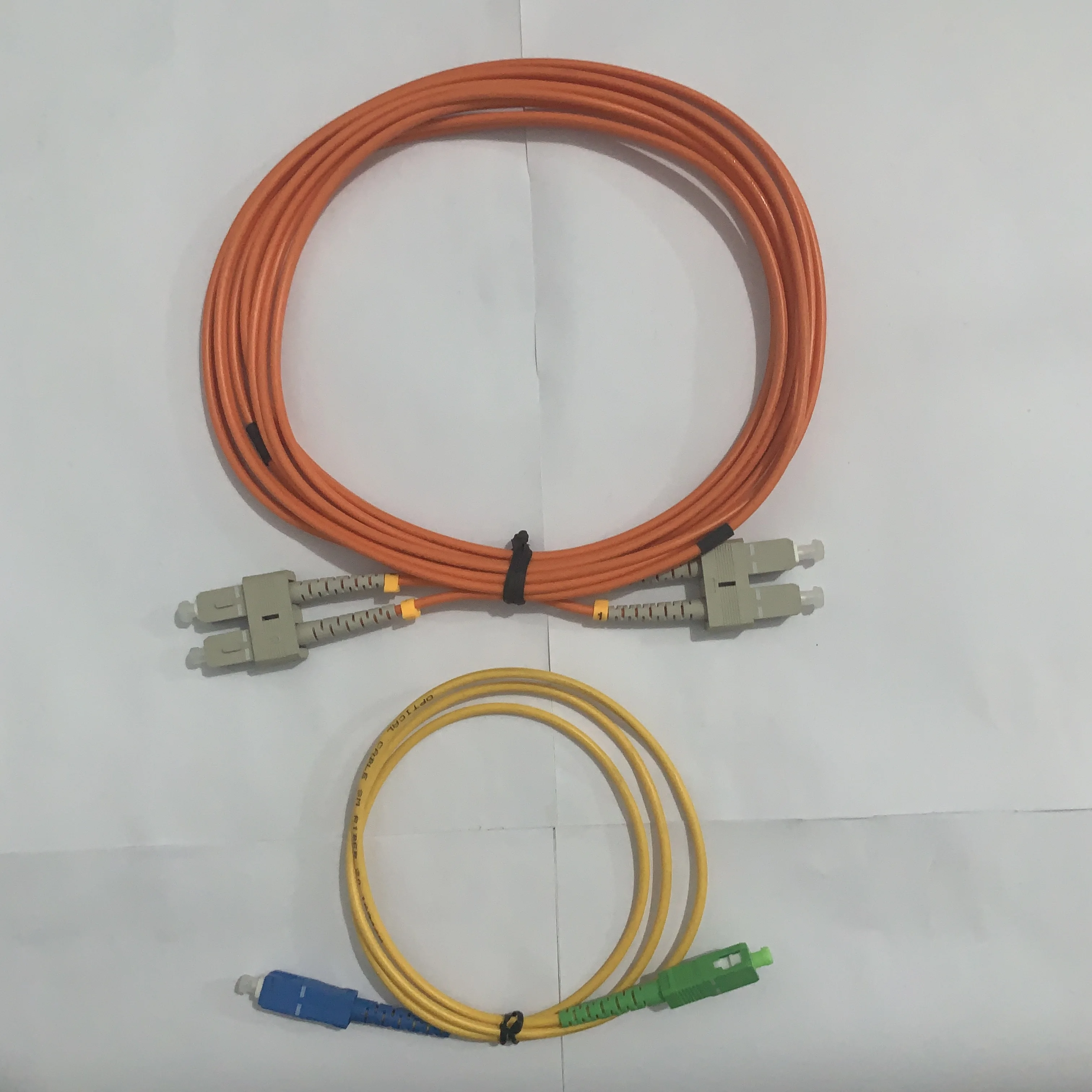 LC APC LC UPC SM Duplex 20MM1M 3M 5M LSZH 9/125 OS1 OS2 OM1 OM2 OM3 OM4 Fiber Optic Patch Cord