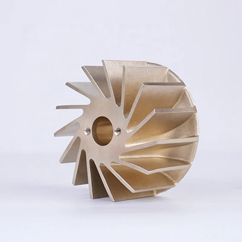 Lost Wax Casting Precision Bronze Copper Casting for Impeller vacuum pump impeller semi-opened impeller