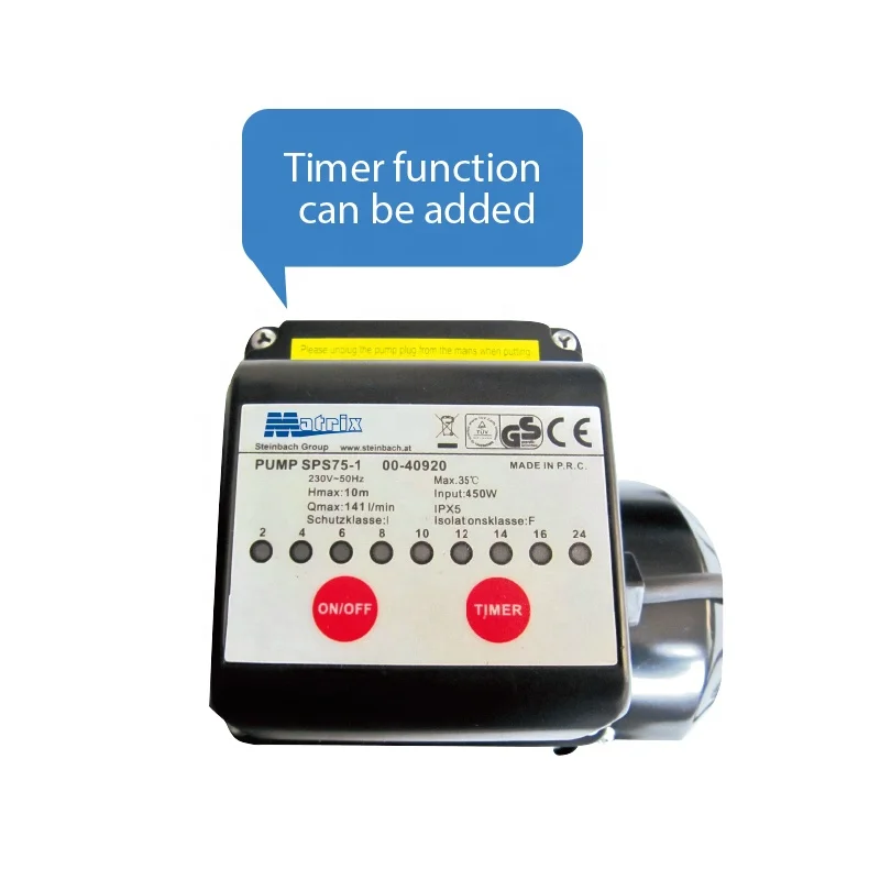 Starmatrix SPS125 OEM ODM accetpable pool water sand filter dc pool pump