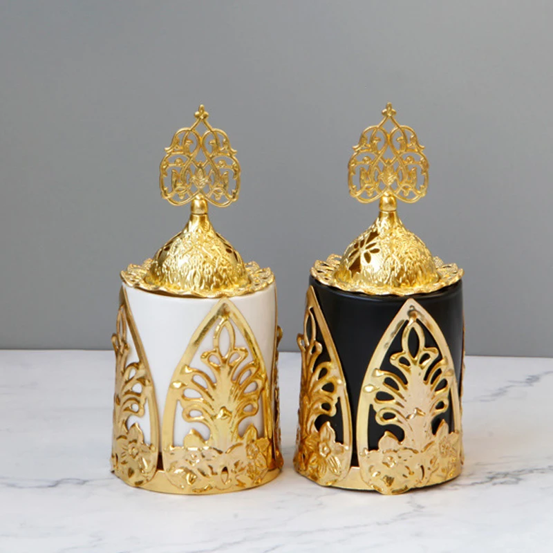 Custom Ceramic Incense Burner & Incense Holder for Cone Incense with Ash Catcher