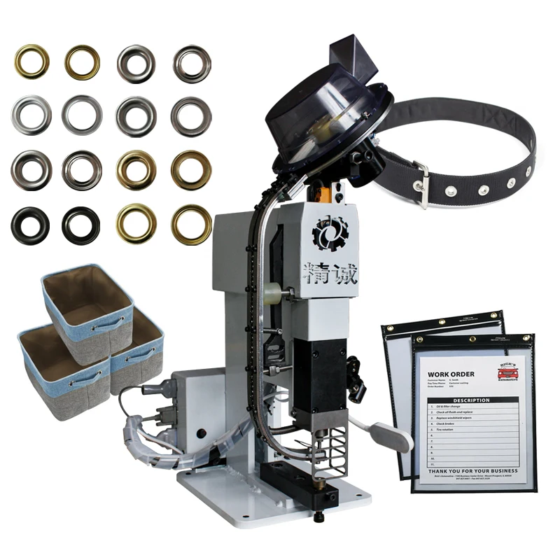 Semi automatic 5mm eyelet machine ready to ship cheap eyelet machine