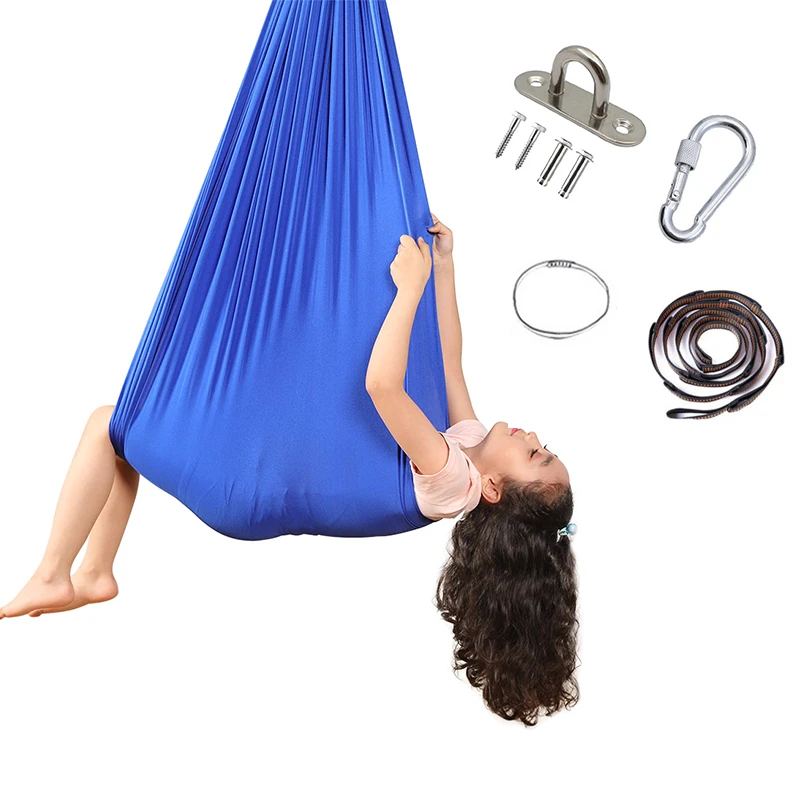 High Quality 100% Nylon Elastic baby hammock swing Sense Integration for Children with Special Needs CE