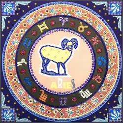 High quality 5D DIY diamond painting constellation zodiac crystal diamond embroidery cross stitch home decoration painting