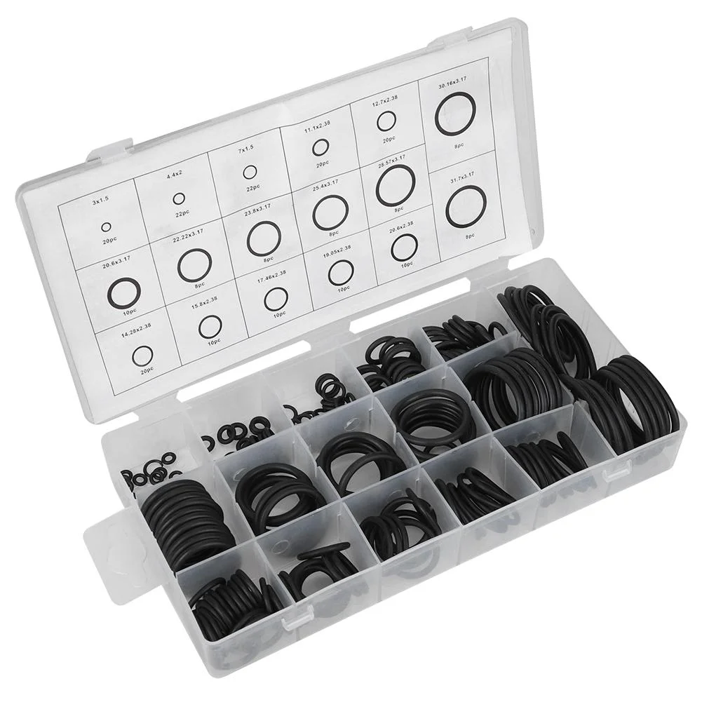 Wholesale 222pc o-ring assortment Rubber O-Ring Washer Gaskets Seal Assortment Kit for plumbing and auto repair