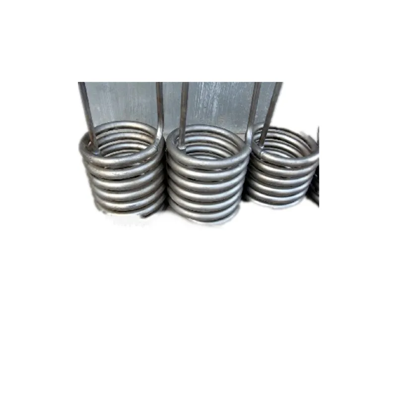 ASTMB338 Gr2 выхлопные титановые изгибы, титановая спиральная катушка, охлаждающая труба, цена за кг