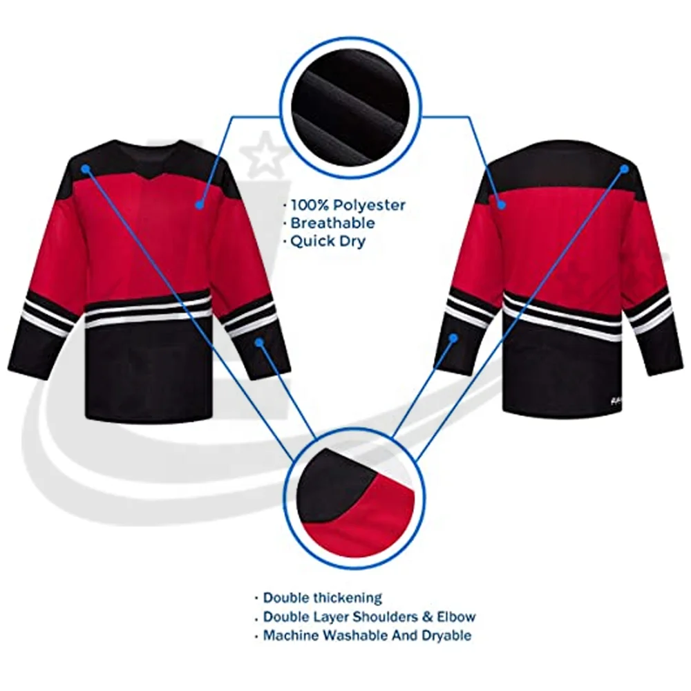 
2020 Latest Design Ice Hockey Jersey / Custom Team Sport Wear Cheap Ice Hockey Jersey 