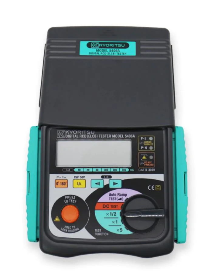 Kyoritsu 5406A RCD Tester, 10/20/30/200/300/500mA