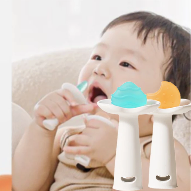 2023 Popular Bpa Free Cheap teether baby silicone baby chew toy teether