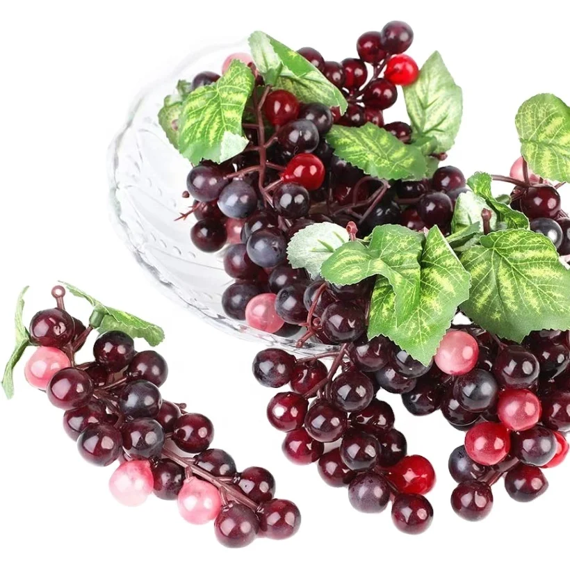 110 Heads Mini Grapes Artificial Fruits
