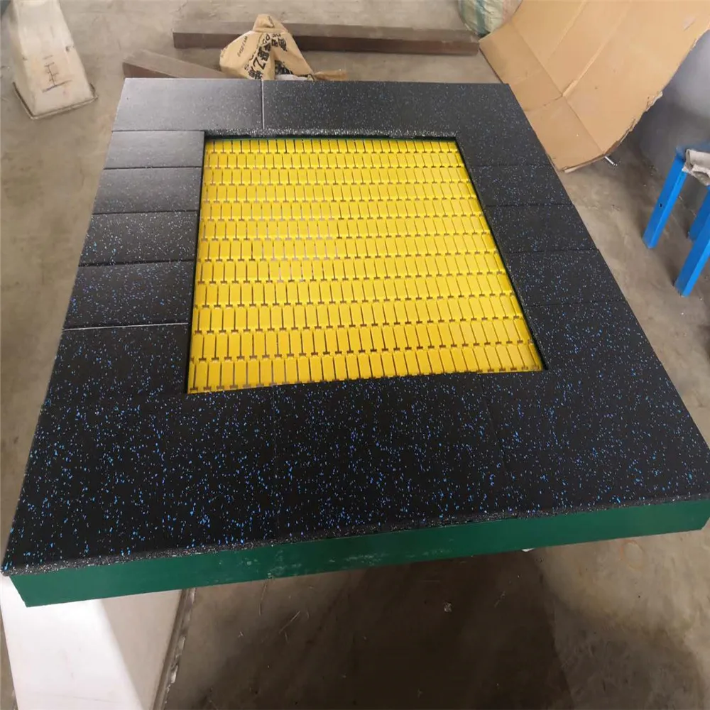 inground playground recreation trampoline