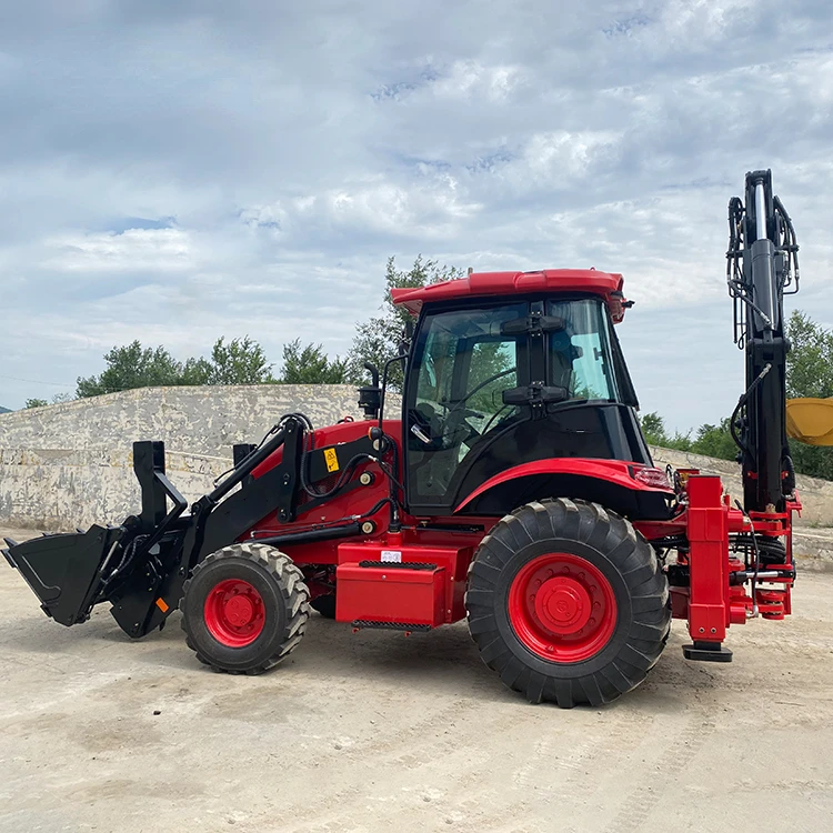 Shanmon  Mini Back Hoe Loader 2.5 ton Backhoe Loader Mini Excavator Loader 888 for Sale