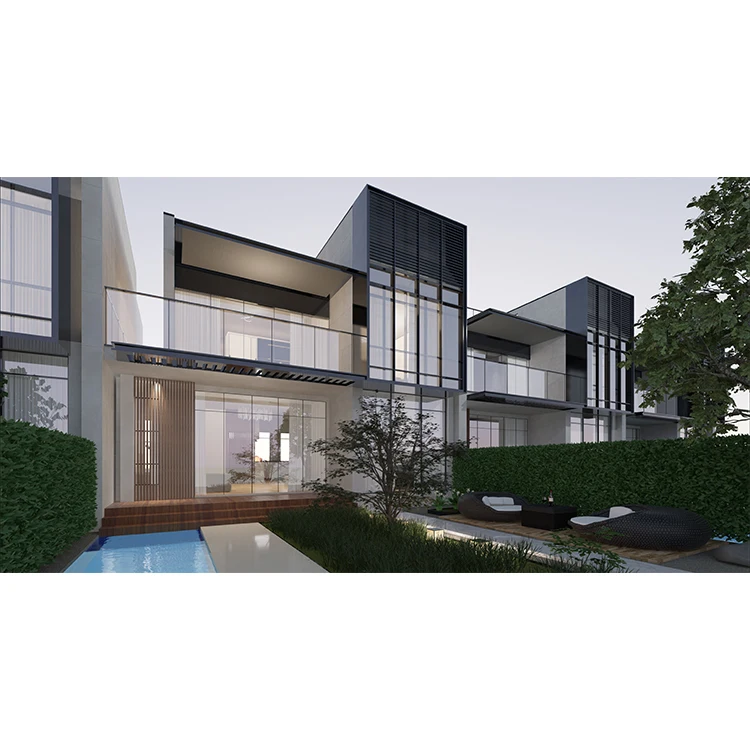 OYYF China Luxury Casa Prefab House Customized Villa Assembly Mobile Modular Building casas prefabricadas