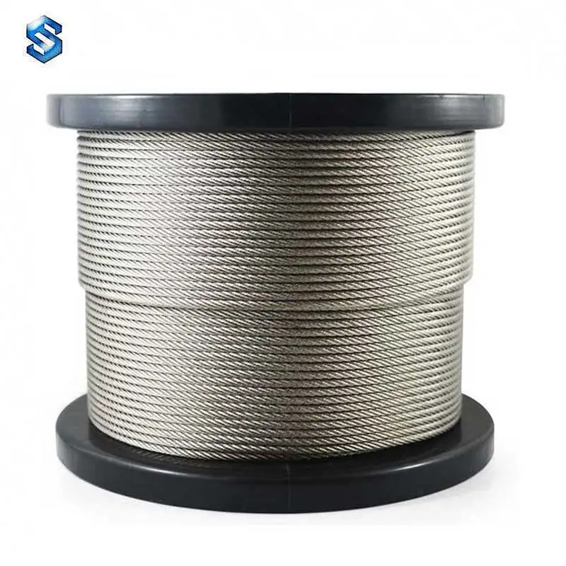 good services stainless steel  cable 1x19 7x7 7x19 7X37 balustrade cable railing cable