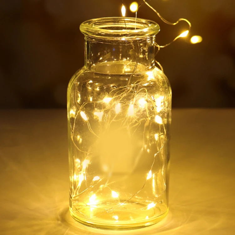 Twinklight Christmas Battery Operated Warm White RGB Firefly Starry Light Flexible Wateprrof Twinkle Fairy String Lights