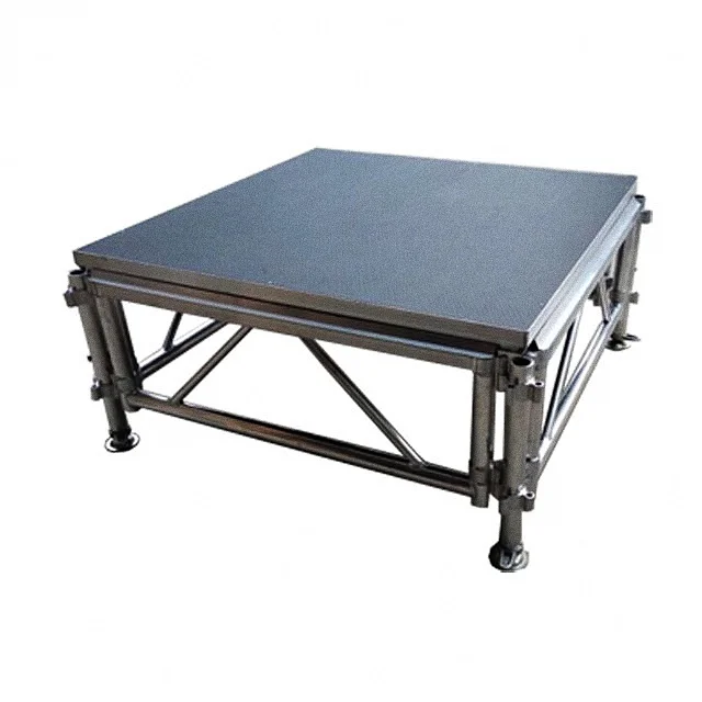 Hot Selling Aluminum Alloy Assembled Wedding Stage Adjustable Height Concert Display Stage Frame Platform