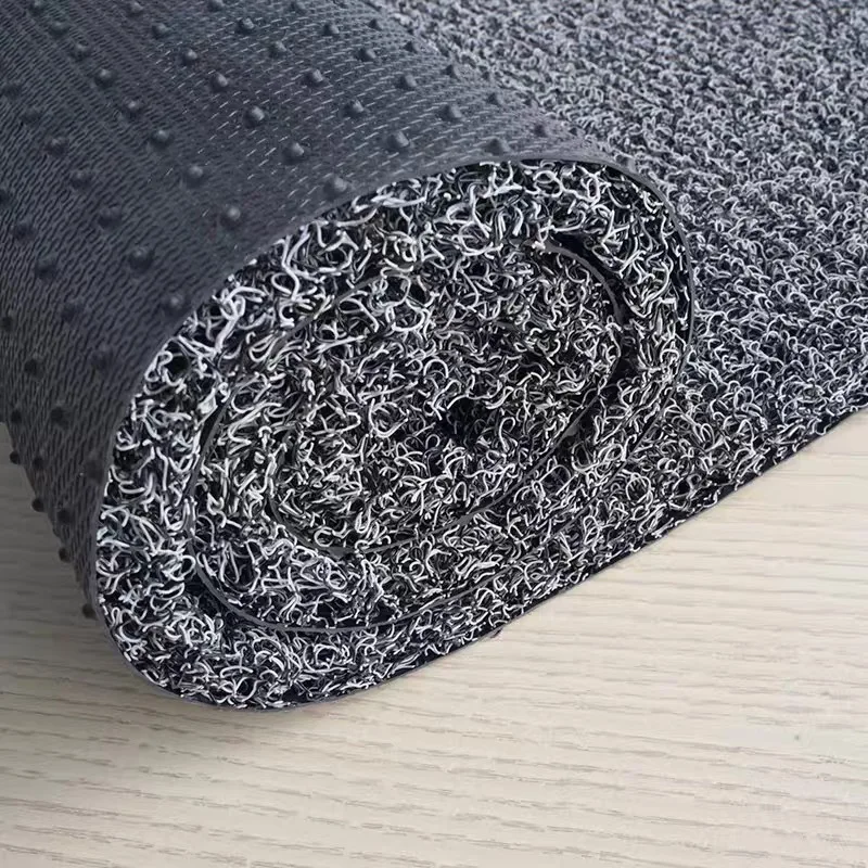 Wear Resistant PVC Coil Mat Floor Carpet/PVC Car Carpet/Plastic Gold Mining Moss Carpet with Spaghetti