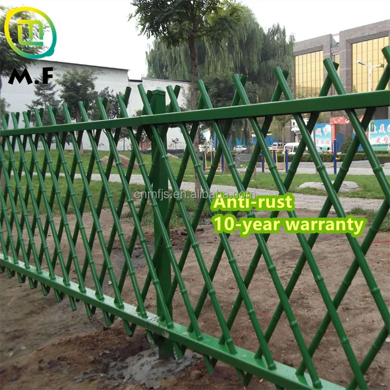 Garden Bamboo Fence Designs Outdoor Metal bamboo fencing for Sale