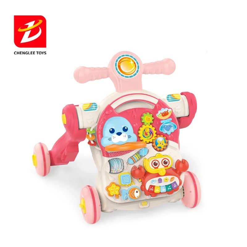 1 year Baby Music Learning Walker car 4 in 1 Toys with wheels