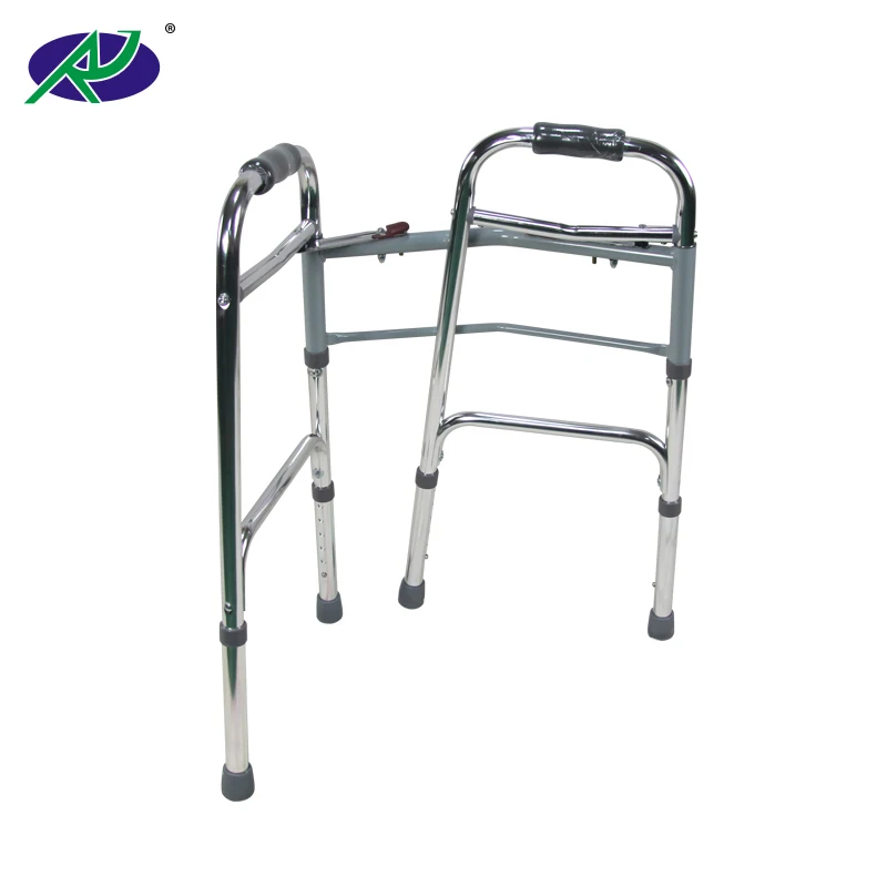 High Quality  Four Legged Walker Disabled Aluminum Walker Lightweight Folding Walker For Elderly