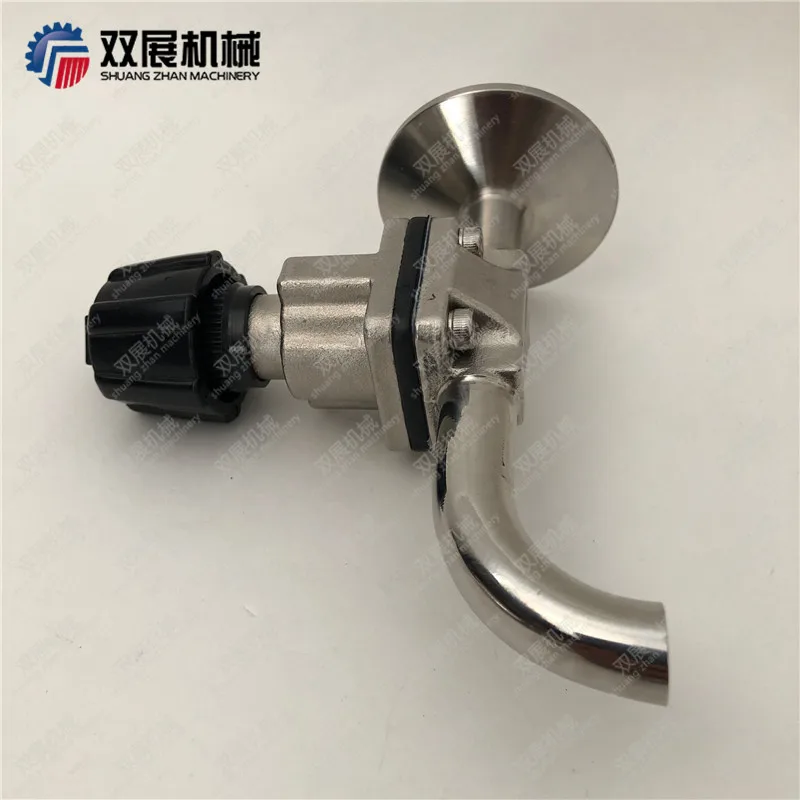 hygienic elbow type welding diaphragm valve manually ss316L stainless steel
