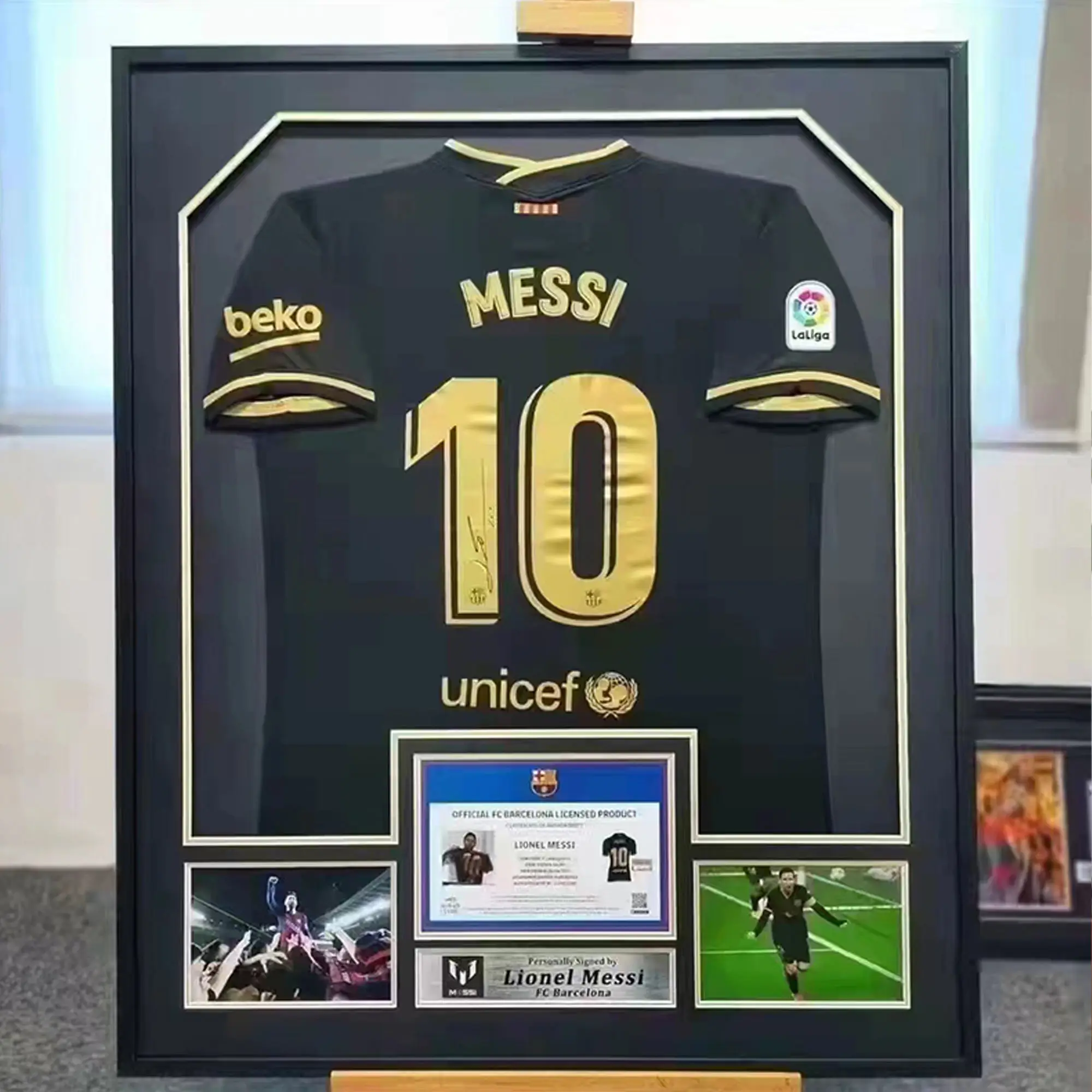 Higher Quality Sport Jersey Display Frame Case Wood Shadow Box Display Case with for Basketball Football Baseball Soccer Shirt