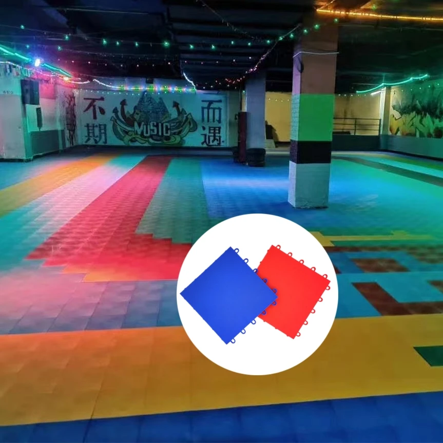 Indoor and outdoor weatherproof high quality roller skating rink floor synthetic skating floor