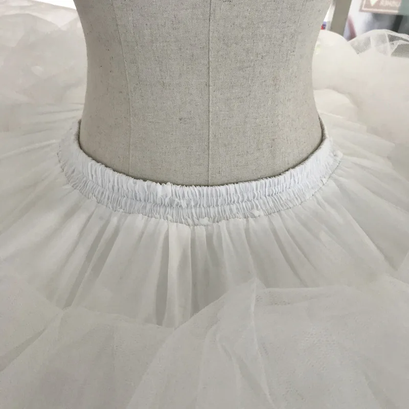 hot sale violence support cloud super fluffy 7 hoops 2 yarn cancan Crinoline Tutu adjustable  prom wedding dress petticoat